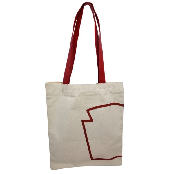 Ecobag com alça em couro sintético